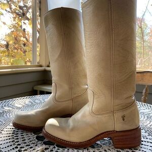 Frye Campus Rare Soft Cream Color